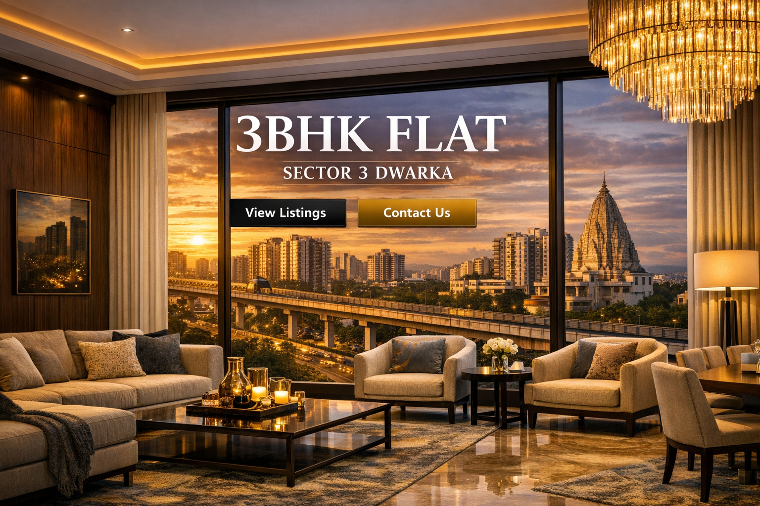 3bhk flat sector 3 dwarka