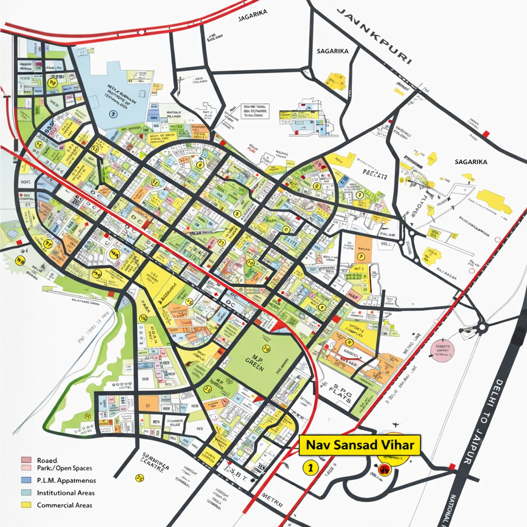 Dwarka Map
