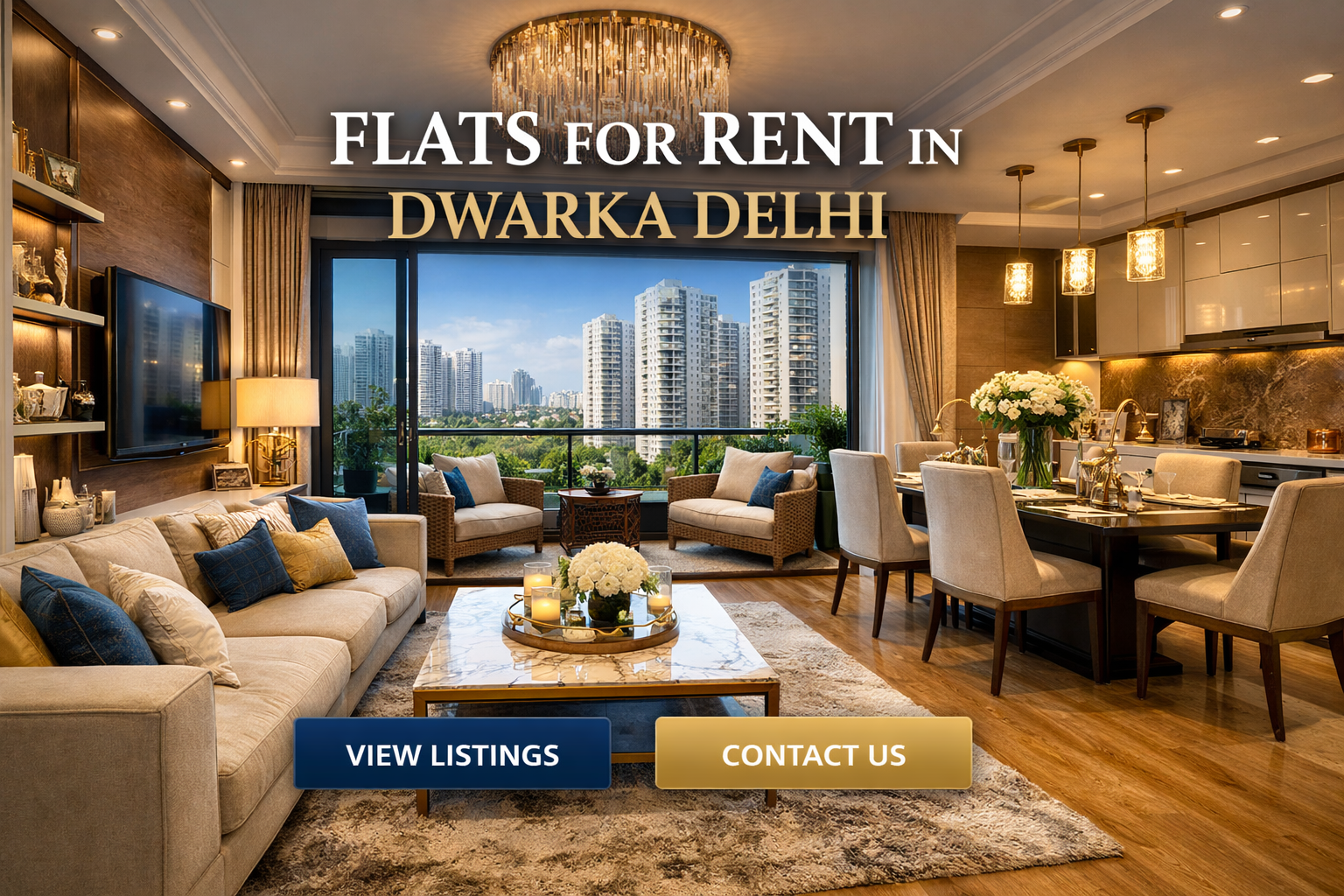 flates for rent in dwarka delhi
