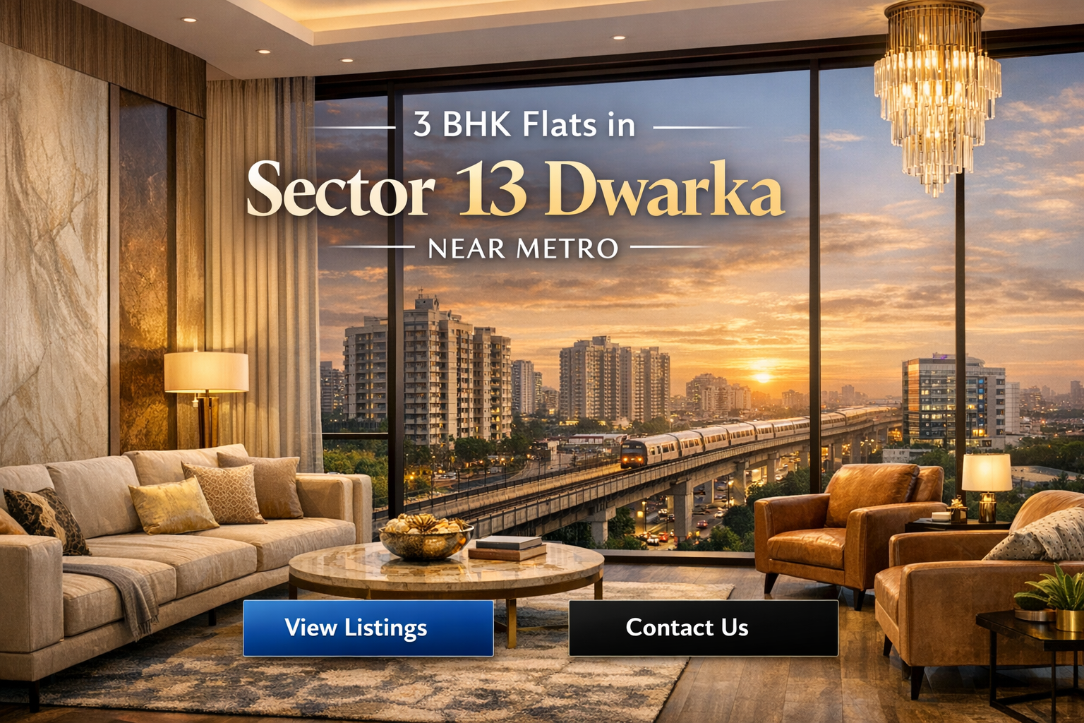 3bhk flat sector 13