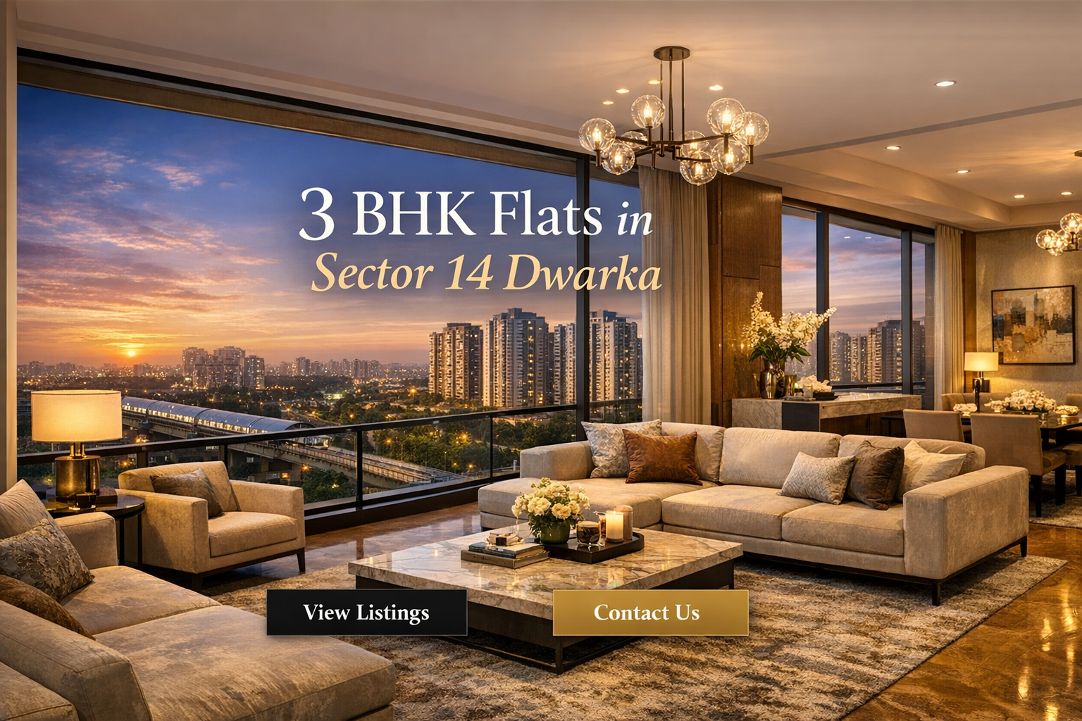 3bhk flat sector 14