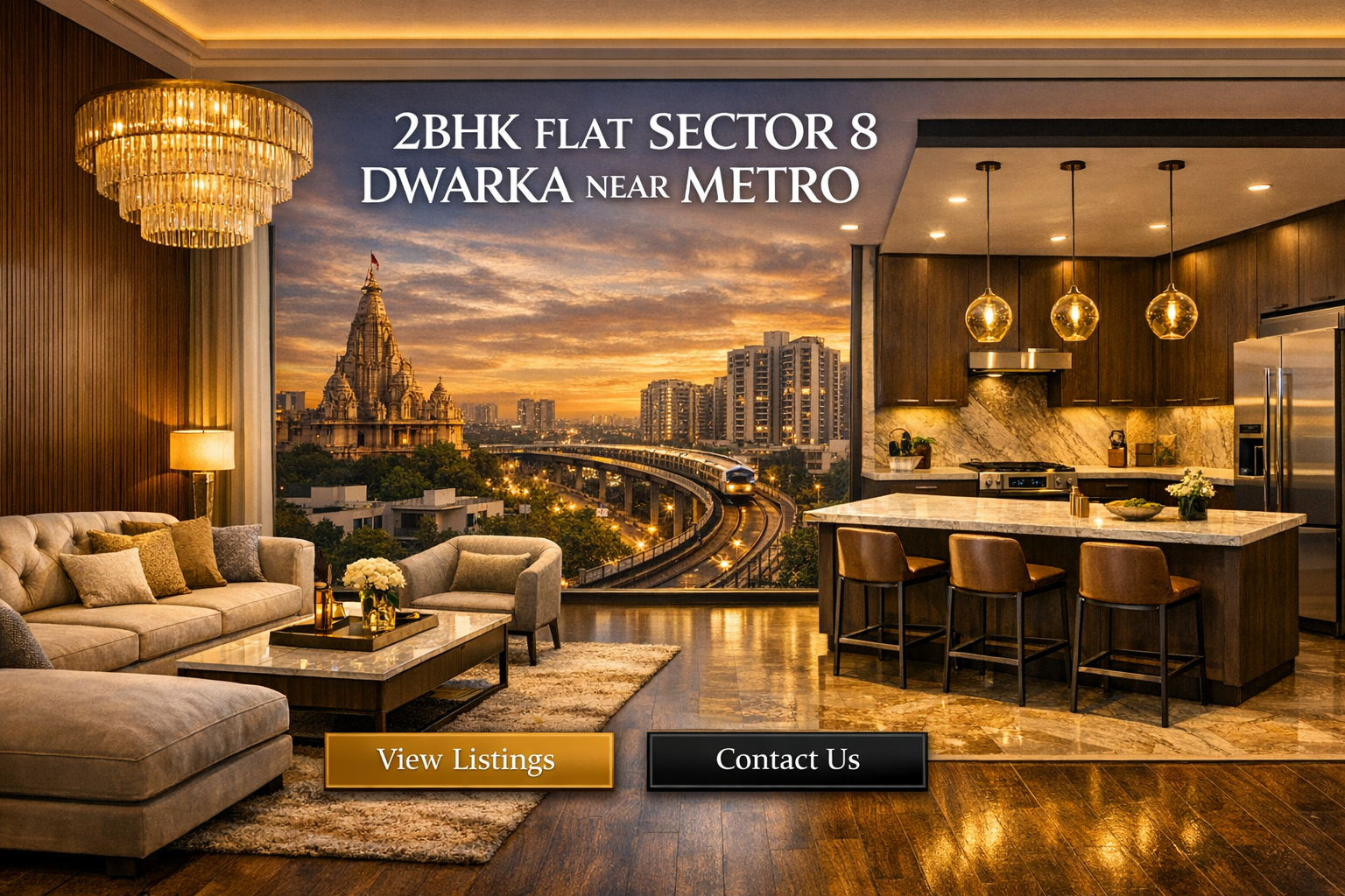 3bhk flat sector 8 dwarka