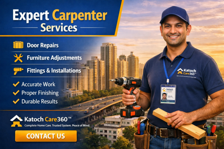 Carpenter work -From small fittings to essential furniture work