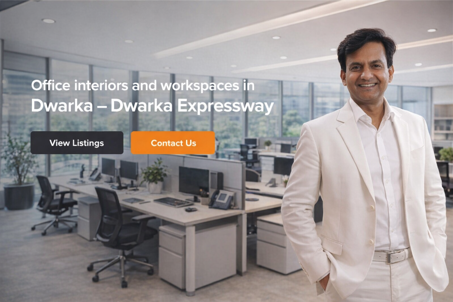 Office interiors and workspaces dwarka - dwarka expressway