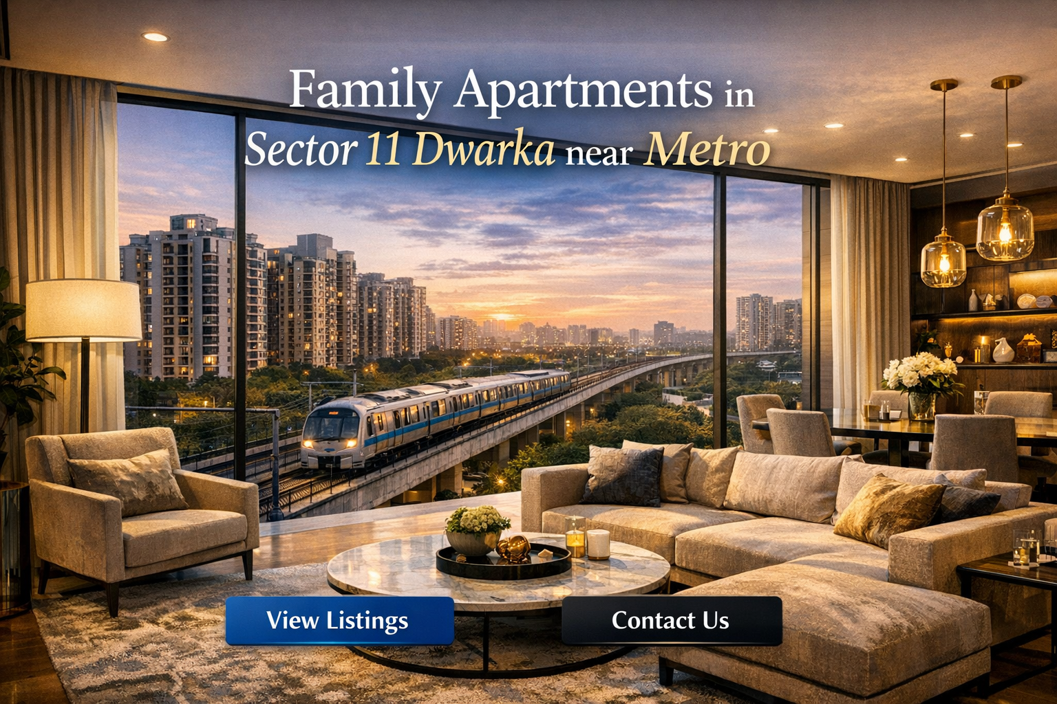 family apartments near sector 11 metro