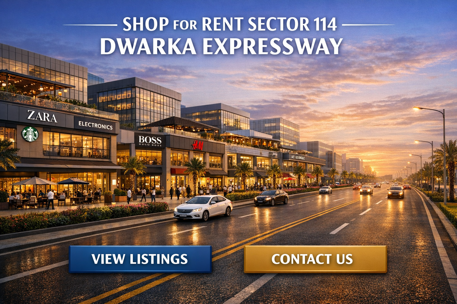 shops for rent dwarka expressway