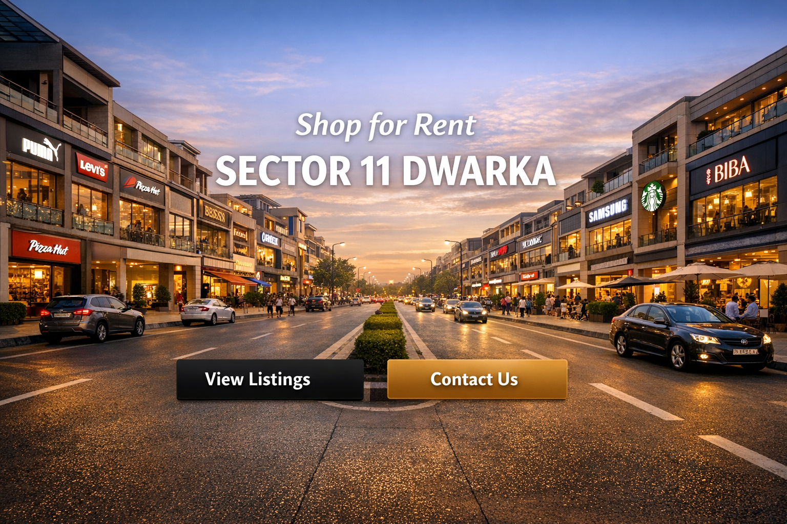shops for rent sector 11 dwarka